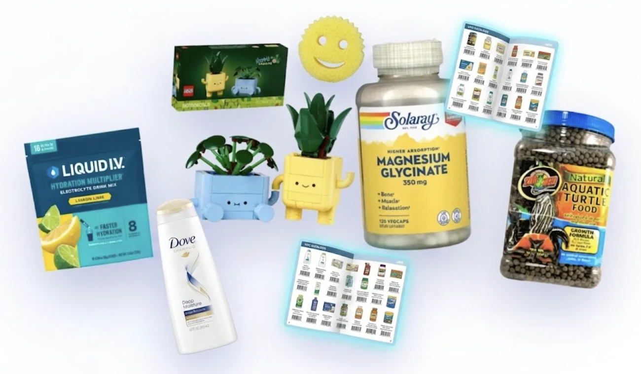 Three wholesale supplier catalogues and their products